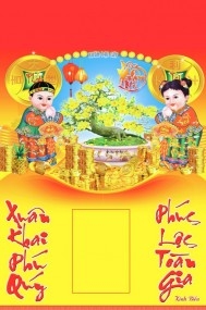 Lịch Tết Đón Xuân XUÂN KHAI PHÚ QUÝ
